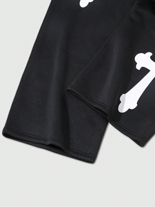 Vente en gros de pulls à capuche légers 220gsm pour hommes pantalons de survêtement surdimensionnés en polaire survêtements décontractés solides 100% coton - Product Image 3