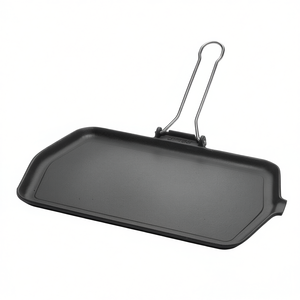 Ilsa Marinella Padella Grill in Ghisa Liscia 23x36cm Compatibile con Induzione - Product Image 2