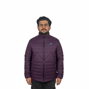 Customize High Quality Winter <b>Smart</b> Casual Men Puffer <b>Jackets</b> Thick Warm Canvas Stand Collar Front Logo Puffer <b>Jacket</b> for man - Product Image 1