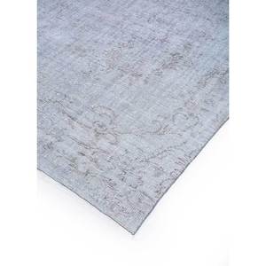 Tapis vintage gris et noir en laine, noué à la main, abstrait, pour salon, couloir, forme rectangulaire, techniques de tressage, Pae-652 - Product Image 2