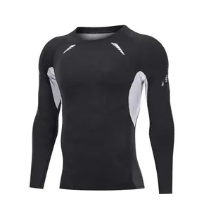 Protège-éruption imprimé personnalisé au design personnalisé, protège-rashguard évacuant l'humidité, protège-éruption sublimé en tissu spandex - Product Image 1