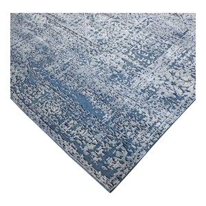 Ellington Rugs 'Tapis moderne en laine de viscose nouée à la main Motif traditionnel effacé Décoration intérieure esthétique avec touche luxueuse - Product Image 3