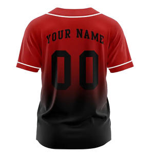 Meilleur Prix de Qualité pour Hommes Maillot de Baseball Vente en Gros Adulte Impression Maillot de Baseball Ensemble de Garçons de Mode en Cuir Noir Maillots de Baseball - Product Image 3