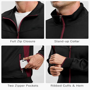 Survêtement de sport personnalisé pour hommes, vêtements de jogging, survêtement de course à pied pour hommes, survêtement d'entraînement pour hommes, au meilleur prix - Product Image 4