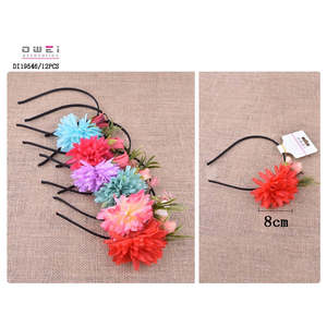 FLOWER <b>HEADBAND</b> 12u/c Adorable Floral Design for <b>Women</b> and Girls - Product Image 1