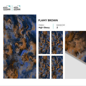 Azulejos de Porcelana de Alto Brillo para Pisos y Paredes, 24x48 Pulgadas, Superficie Pulida, para Espacios Interiores Elegantes - Product Image 1