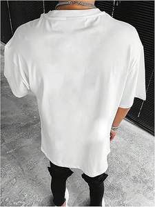 Camisetas gráficas ligeras 2025 con estampado de algodón 100% personalizado para moda con logotipo privado, ropa de calle de marca - Product Image 2