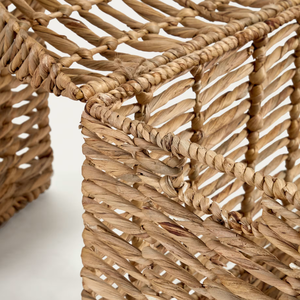 Coffre de rangement en jacinthe d'eau écologique en gros, panier à jouets pour enfants, tissé à la main au Vietnam, prix avantageux - Product Image 2