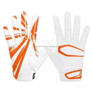 Gants de football américain personnalisés avec logo, paume adhérente, rembourrage de haute qualité - Product Image 6