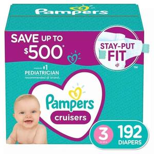 ผ้าอ้อมเด็ก Pampers Cruisers-ขนาด3 (16-28ปอนด์) 192นับ - Product Image 1