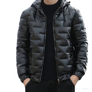 Vente en gros Veste à bulles personnalisée de haute qualité pour hommes Veste en toile à la mode avec logo à l'avant pour l'hiver Prix bon marché - Product Image 4