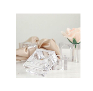 Anillo de servilleta acrílico cuadrado de boda personalizado al por mayor artículos de fiesta y pulido brillante hecho a mano gran oferta - Product Image 5