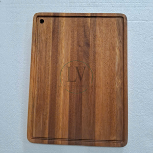 Venta al por mayor de tablas de cortar rectangulares de madera natural de alta calidad Tabla de charcutería sólida para cocina de la fábrica de Vietnam - Product Image 1