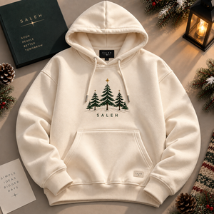 Christmas Hoodie Men's Vintage Graphic Fleece Oversized Holiday Sweatshirt Winter Streetwear Wholesale - Product Image 5
