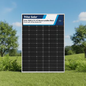 Panneau solaire monocristallin noir Trina Solar Vertex 700W N-Type HJT avec dos blanc - Product Image 3