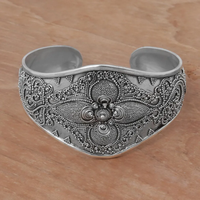 Bracelet manchette en argent sterling fait main, design bohème minimaliste, cadeau chrétien, bijoux de mode unisexe, prix de gros