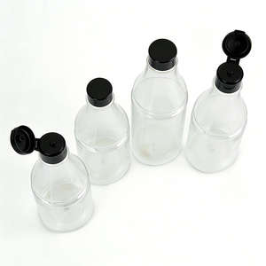 Bouteilles souples en PET de qualité alimentaire personnalisées de 100 ml, 480 ml, 750 ml, 900 ml pour sauces, avec impression sérigraphiée et buse rechargeable pour miel - Product Image 2