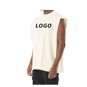 Hommes déchiré Gym débardeur en détresse Stringer gilet sans manches chemise d'entraînement léger élégant vêtements de sport - Product Image 3