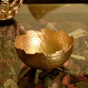 Bol en laiton de créateur Oeuvre d'art traditionnelle sans BPA Décoration intérieure écologique pour centres de table Événements culturels Affichage de table HHO - Product Image 6