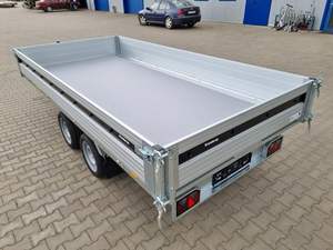 Remolque basculante de granja roja de alta calidad con componentes de eje de engranaje de capacidad de 10 toneladas para uso agrícola - Product Image 4