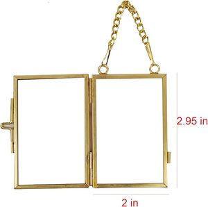 Mini cadre photo décoratif en verre, fabriqué en laiton de haute qualité, verre fait main, matériaux premium, léger, écologique, pour la maison - Product Image 2