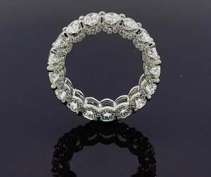 แหวนเงินแท้ 925 สำหรับผู้ชาย/ยูนิเซ็กซ์ สไตล์ฮิปฮอป ประดับเพชรโมอิสซาไนต์ พร้อมกล่องของขวัญ - Product Image 2