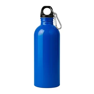 Bottiglia d'Acqua Sostenibile in Acciaio Riciclato da 500ml, Gadget Promozionale per Bevande - Product Image 1