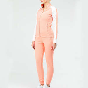 Conjunto Deportivo de Dos Piezas para Mujer, Chándal con Estampado Personalizado, Chaqueta con Cremallera, Traje para Correr - Product Image 3