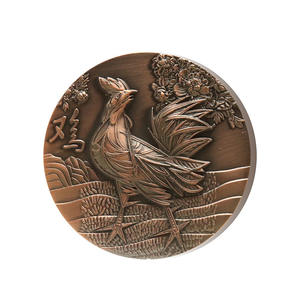 تروي أونصة نحاسية دقيقة بالطباعة بتقنية الطباعة الفوق بنفث ثلاثي الأبعاد للإغاثة على الحيوانات عملة رينو بالجملة بسعر المصنع جولة - Product Image 2