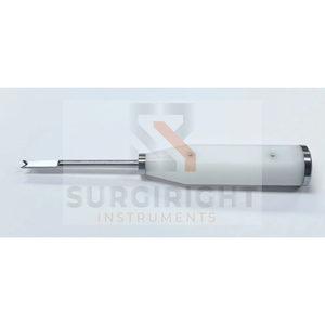 Osteotome long 9,7 mm à manche blanc avec plaque de percussion par Surgiright Instruments, garantie d'un an - Product Image 6