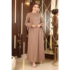 Robe décontractée avec fermeture éclair 100% coton par Mega Merchant - Product Image 3