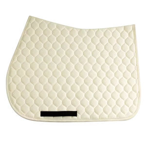 Almohadillas de satén de algodón inglés más vendidas para sillas de montar, relleno de poliéster, antideslizantes, color personalizado, tela ecuestre de alta calidad - Product Image 1