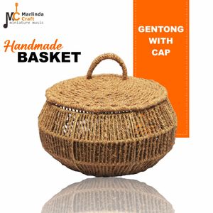 งานฝีมือจากเส้นใยมะพร้าวแบบมีฝาปิด - Product Image 1