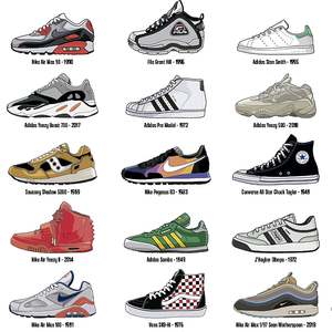 Affiche de baskets imprimées numériquement Hall of Fame - Product Image 2