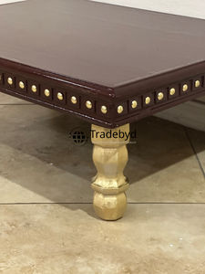 Tradebyd Table Puja élégante sculptée Chowki en bois de qualité supérieure pour les festivals et les temples - Product Image 4