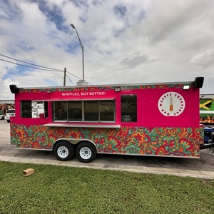 รถเข็นอาหารเคลื่อนที่แบบสั่งทำสำหรับงานแต่งงานและของว่างรถเข็นขายอาหารเคลื่อนที่ - Product Image 5