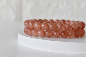 Wholesale Premium Quality Natural <b>Healing</b> Sunstone 8mm Beaded <b>Bracelet</b> for Meditation Jewelry - Product Image 6