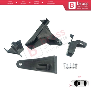 BHL522 Headlight Holder Mount Repair <b>Bracket</b> Tab Set Left Side for Symbol MK3 2013-2017 Pre-Facelift 260607796R - Product Image 2