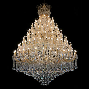 Lustre en <span class=keywords><strong>cristal</strong></span> vintage Maria Theresa extra large, traditionnel, à <span class=keywords><strong>branches</strong></span> de bougies, pour salle de mariage ou salon de villa - Product Image 6