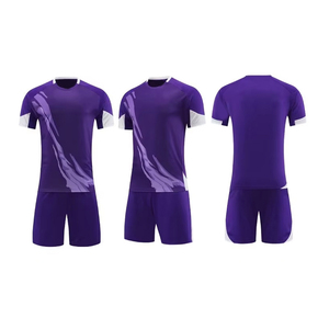 เสื้อทีมฟุตบอลแขนสั้นสำหรับผู้ชายเสื้อเจอร์ซีย์ฟุตบอลฝรั่งเศสพิมพ์หมายเลขชื่อ100% ผ้าโพลีเอสเตอร์ - Product Image 2