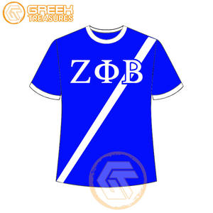 Venta al por mayor personalizada Zeta Phi Beta mujeres camiseta hermandad ropa algodón camisetas más finas mujeres fraternidad prendas - Product Image 6
