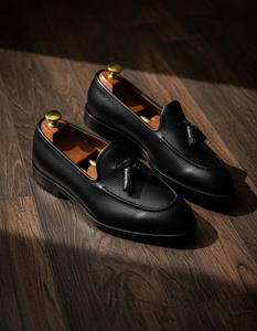 Zapatos de Verano para Hombre, Zapatillas Tejidas, Moda Casual, Transpirables, de Piel Vacuna, Mocasines Formales de Negocios, Hechos a Mano - Product Image 2