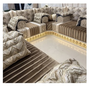Sofá estilo Majlis árabe, diseño clásico, elegante conjunto para sala de estar, asientos de esquina de lujo, diseño que ahorra espacio - Product Image 1