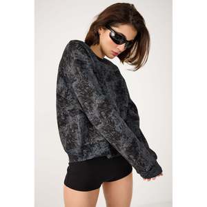 Sudadera Diaria Lavable 100% Algodón con Cuello de Lazo - Product Image 1