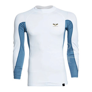 เสื้อผ้าออกกำลังกายสำหรับผู้ชายรุ่นใหม่ Rash Guard ระบายอากาศได้ดี เป็นมิตรกับสิ่งแวดล้อม แห้งเร็ว รับออกแบบตามสั่ง บริการ OEM - Product Image 1