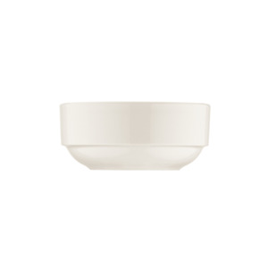 Bol de service Bonna Banquet Joker 200 cc - Bol en porcelaine blanche moderne pour les fêtes, pour la soupe, la sauce et plus encore - Product Image 1