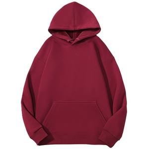 Sweat à capuche décontracté d'hiver pour homme, coupe ample, en molleton lourd de 500 g, avec logo brodé personnalisé OEM, prix d'usine Chine Bangladesh - Product Image 4