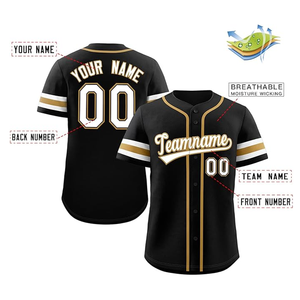 ชุดเบสบอลผ้าโพลีเอสเตอร์ชุดคอตตอนลายว่างเปล่าคุณภาพสูงออกแบบได้ตามต้องการ - Product Image 2