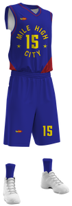 Camiseta de baloncesto azul marino personalizable 2020/21 transpirable poliéster Opción de talla grande disponible 100% - Product Image 4