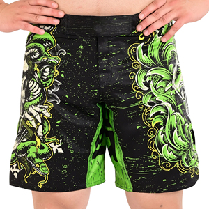 กางเกงมวยไทยผ้าซาตินโพลีเอสเตอร์/คอตตอนสั่งทำขายส่ง OEM คุณภาพดี แห้งเร็ว ระบายอากาศ น้ำหนักเบา ราคาถูก - Product Image 4